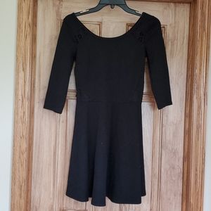 Black cotton dress